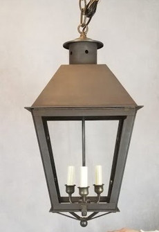 Krenshaw Three Light Chain Mount in Dark Copper (265|45144DCC)