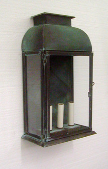 Meridian Three Light Wall Mount in Verdi Green (265|35131VGC)