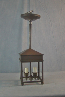 Eragon Two Light Pendant in Dark Brass (265|25013DBC)