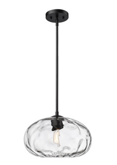 Chloe One Light Pendant in Matte Black (224|490P14MB)