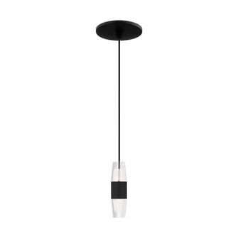 Lassell LED Pendant in Nightshade Black (182|SLPD38127B)