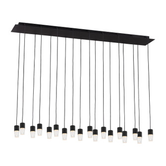 Lassell LED Chandelier in Nightshade Black (182|SLCH39327B277)