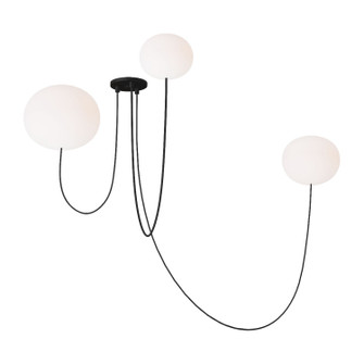 Helium LED Chandelier in Matte Black (182|PBCH38027OPB)