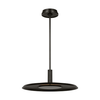 Saucer LED Pendant in Dark Bronze (182|AKPD17027BZ)