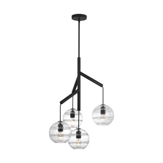 Sedona LED Chandelier in Nightshade Black (182|700SDNMPR1CBLED927)