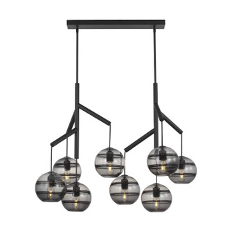Sedona LED Chandelier in Nightshade Black (182|700SDNMPL2KBLED927)