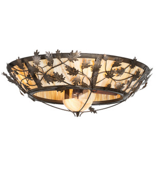 Oak Branch 11 Light Chandel-Air in Antique Copper Oiled Bronze//Dark Oak Blades (57|267536)
