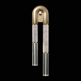 Antonia LED Wall Sconce in Soft Gold Leaf/Brass/Smoke (48|922750512ST)