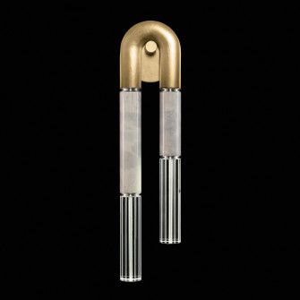 Antonia LED Wall Sconce in Gold Leaf/Nickel/Smoke (48|922550322ST)