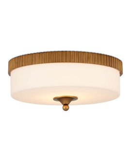 Bryce One Light Flush Mount in Gold/White (142|99990074)