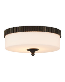 Bryce One Light Flush Mount in Oil Rubbed Bronze/White (142|99990073)