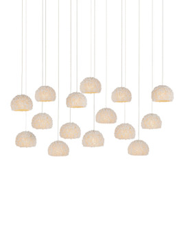 Virtu 15 Light Pendant in Natural/Silver (142|90001181)