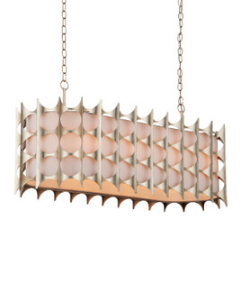 Bardi Eight Light Chandelier in Contemporary Silver Leaf (142|90001141)