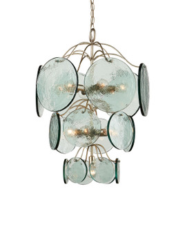 Rovigo 13 Light Chandelier in Clear/Silver Leaf (142|90001100)