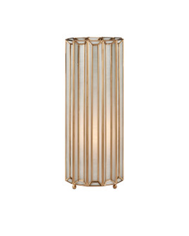 Daze One Light Table Lamp in White/Antique Brass (142|60000911)