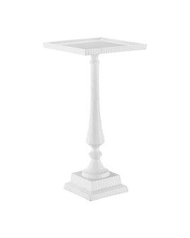 Jena Accent Table in White/Clear (142|40000179)