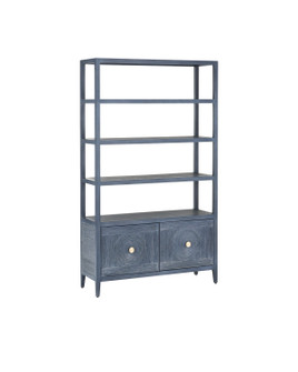 Santos Etagere in Vintage Navy/Brushed Brass (142|30000265)