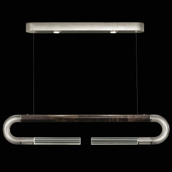 Antonia LED Linear Pendant in Silver Leaf/Nickel/Charcoal (48|924140421ST)