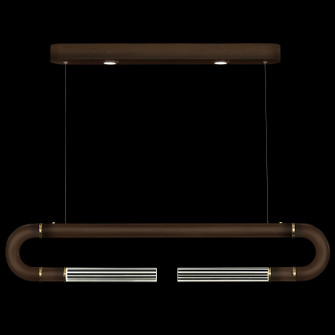 Antonia LED Linear Pendant in Bronze/Brass/No Parchment (48|924140210ST)