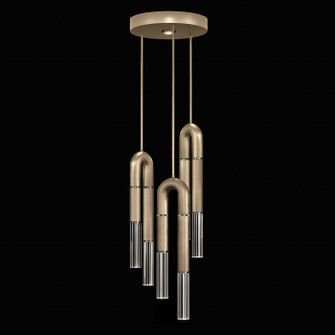 Antonia LED Pendant in Soft Gold Leaf/Nickel/No Parchment (48|923840520ST)