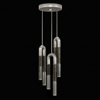 Antonia LED Pendant in Silver Leaf/Nickel/Charcoal (48|923840421ST)