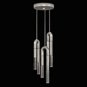 Antonia LED Pendant in Silver Leaf/Brass/No Parchment (48|923840410ST)