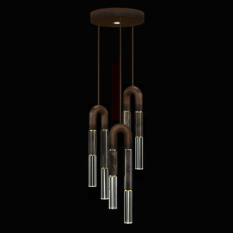 Antonia LED Pendant in Bronze/Brass/Charcoal (48|923840211ST)