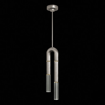 Antonia LED Pendant in Silver Leaf/Brass/No Parchment (48|923340410ST)