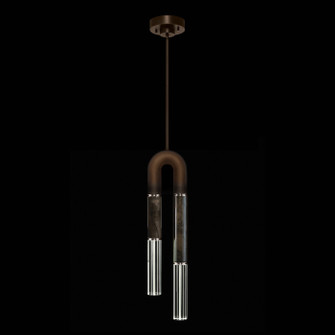 Antonia LED Pendant in Bronze/Nickel/Charcoal (48|923340221ST)