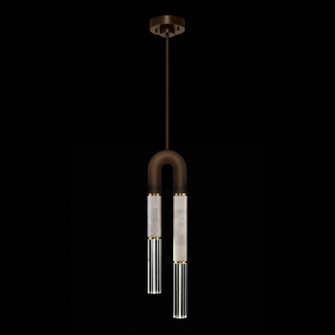 Antonia LED Pendant in Bronze (48|923340212ST)