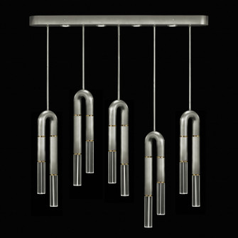Antonia LED Linear Pendant in Silver Leaf/Brass/No Parchment (48|923140410ST)