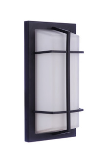 Bulkhead Rectangular Two Light Outdoor Bulkhead in Textured Black (46|ZA6112TB)