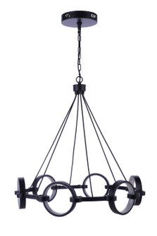 Context LED Chandelier in Flat Black (46|59326FBLED)