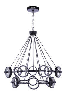 Context LED Chandelier in Flat Black (46|59315FBLED)
