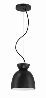 Ventura Dome One Light Pendant in Flat Black (46|59191FB)