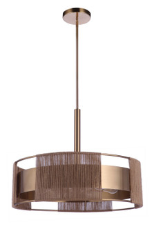 Kensey Six Light Pendant in Satin Brass (46|59096SB)