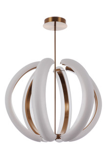 Unwind LED Pendant in Satin Brass (46|58891SBLED)