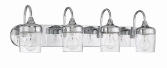 Wrenn Four Light Vanity in Chrome (46|58104CH)
