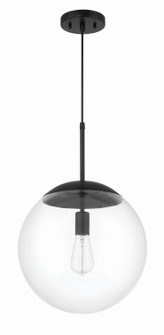 Gaze One Light Pendant in Flat Black (46|56893FB)