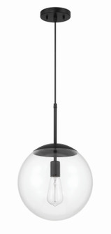 Gaze One Light Pendant in Flat Black (46|56892FB)