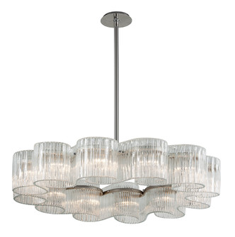 Circo 12 Light Chandelier in Warm Silver Leaf (68|240412WSL)