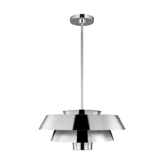 Brisbin One Light Pendant in Polished Nickel (454|EP1021PN)