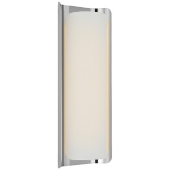 Penumbra LED Wall Sconce in Polished Nickel and Linen (268|WS2074PNL)