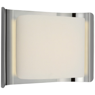 Penumbra LED Wall Sconce in Polished Nickel and Linen (268|WS2071PNL)