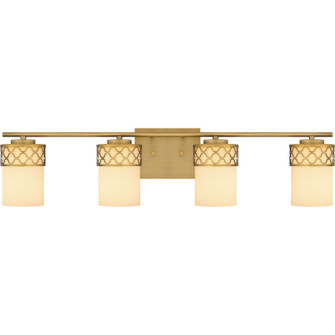 Tenley Four Light Bath in Aged Brass (10|TEN8632AB)