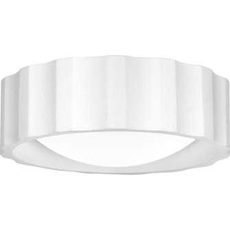 Quoizel Flush Mount Two Light Flush Mount in Textured White (10|QFL6173TW)