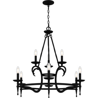 Octavia Nine Light Chandelier in Earth Black (10|OCA5032EK)