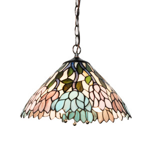 Wisteria Three Light Pendant in Mahogany Bronze (57|270500)