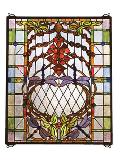 Dragonfly Allure Window in Zasdyi Burgundy Pbag Brpbag Lt Blue Pink (57|19071)