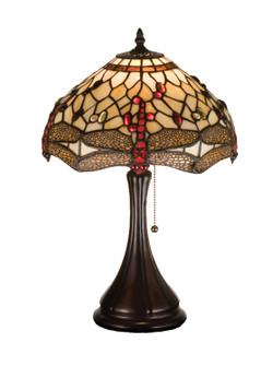 Tiffany Hanginghead Dragonfly 18.5''Accent Lamp in Bronze (57|17480)